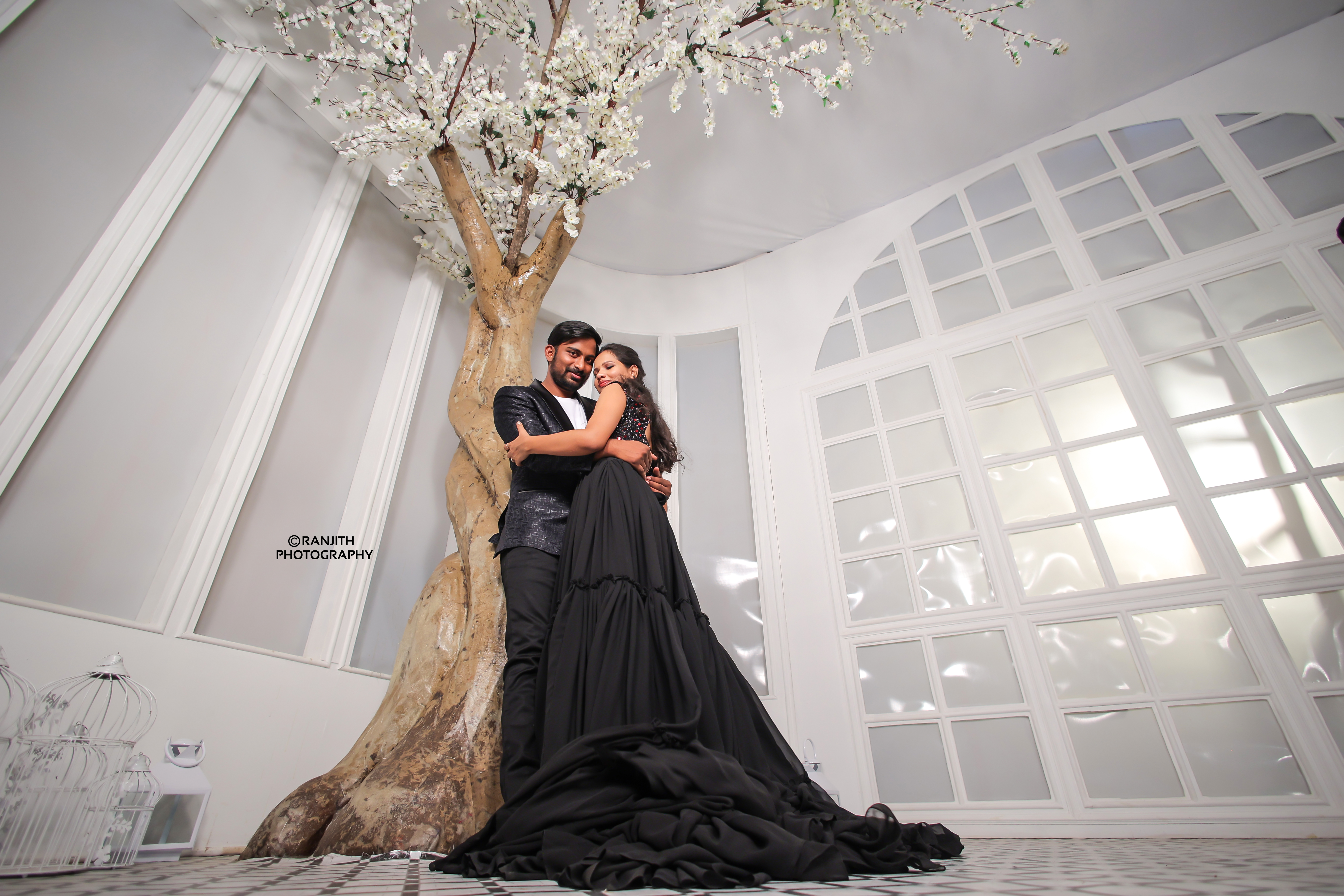Couple in traditional attire